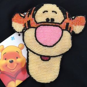 Beaded Tiger coin purse